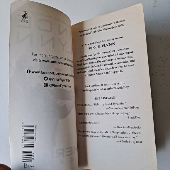 Lot of 3 Vince Flynn Books American Assassin Kill Shot Transfer Of Power - Picture 5 of 16